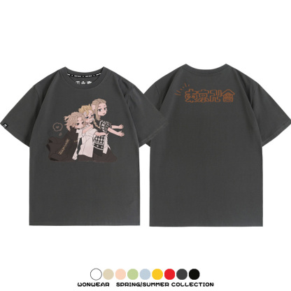 東京卍復仇者聯名 親子情侶裝寬鬆短袖T