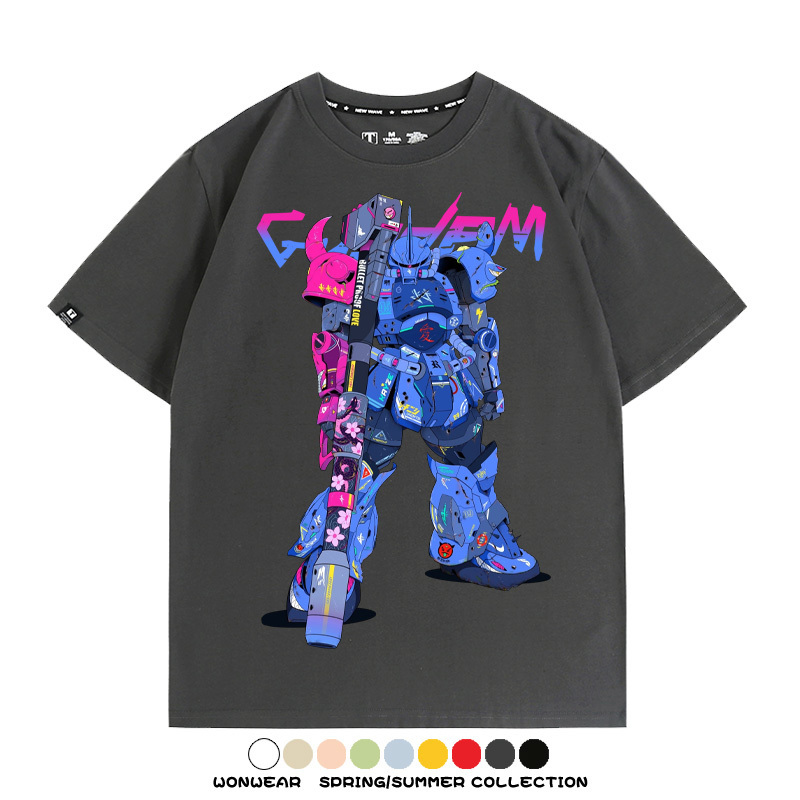 機動戰士鋼彈聯名 親子情侶裝寬鬆短袖T
