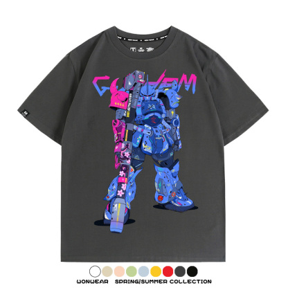 機動戰士鋼彈聯名 親子情侶裝寬鬆短袖T