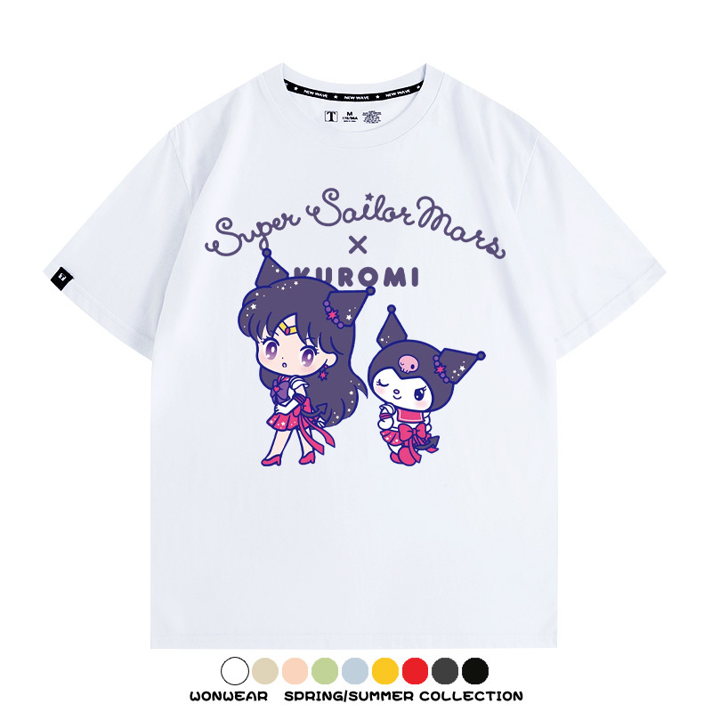 美少女戰士聯名三麗鷗周邊短袖T恤