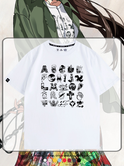 米山舞EVA聯名真希波同款短袖動漫二次元青少年男百搭夏季純棉T恤