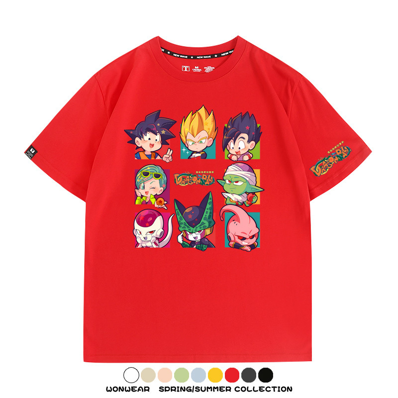 七龍珠Q版 親子情侶裝寬鬆短袖T