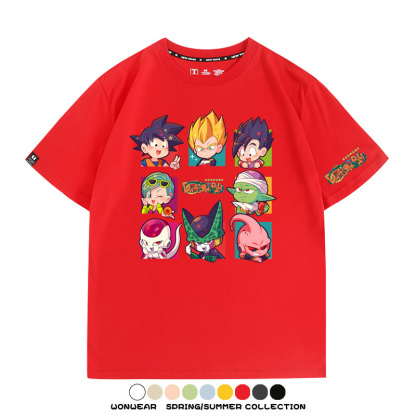 七龍珠Q版 親子情侶裝寬鬆短袖T