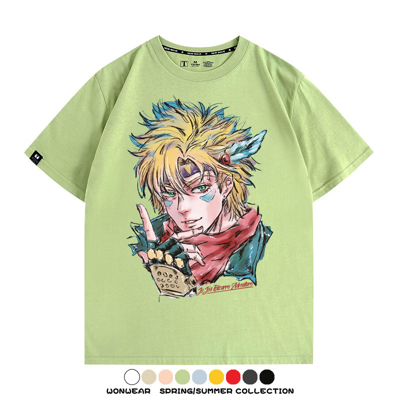 JOJO的奇妙冒險 親子情侶裝寬鬆短袖T