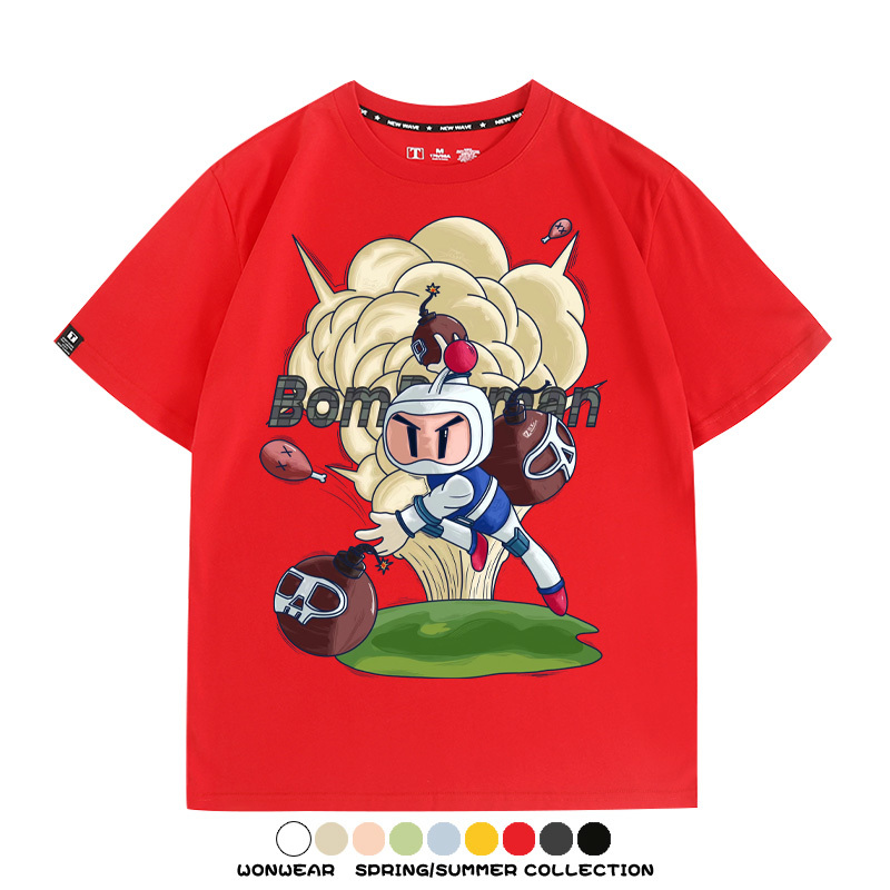 轟炸超人遊戲周邊短袖T恤