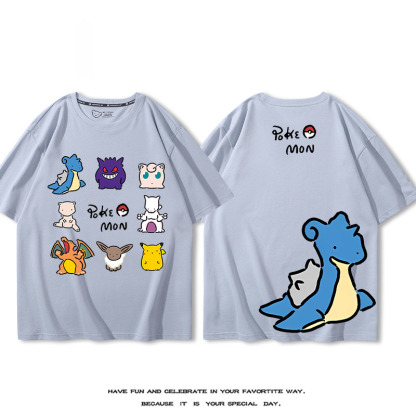 精靈寶可夢 2024親子情侶男女同款 T恤