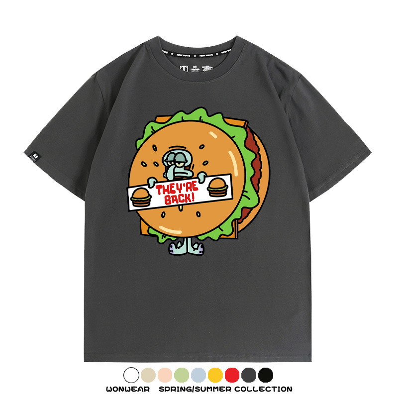 海綿寶寶惡搞動漫周邊短袖T恤