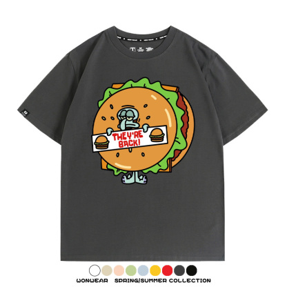 海綿寶寶惡搞動漫周邊短袖T恤