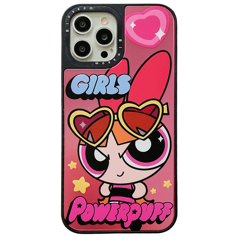 蘋果 系列飛天小女警 鐳射硅膠創意防摔軟殼