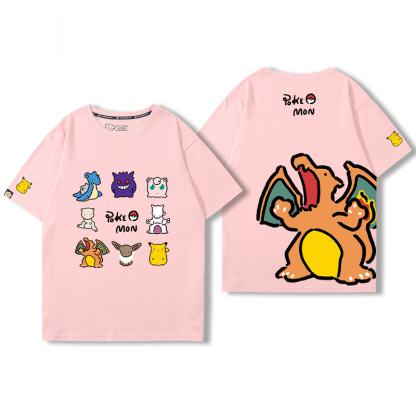 精靈寶可夢 2024親子情侶男女同款 T恤