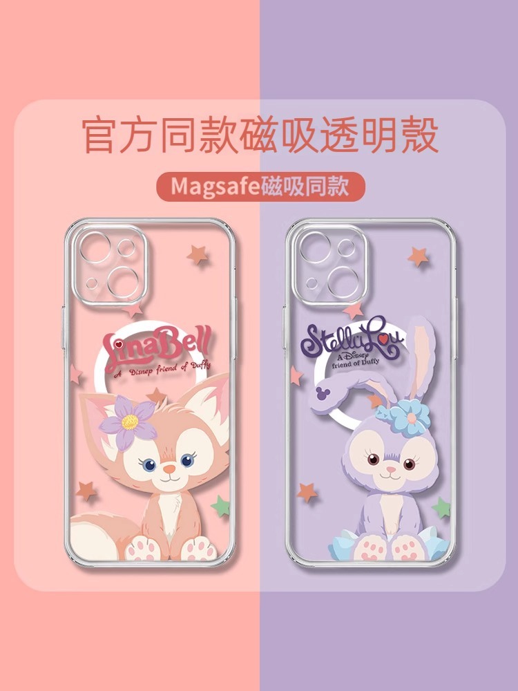 蘋果 系列迪士尼透明磁吸防摔軟殼
