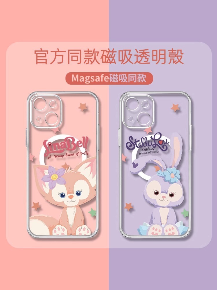 蘋果 系列迪士尼透明磁吸防摔軟殼