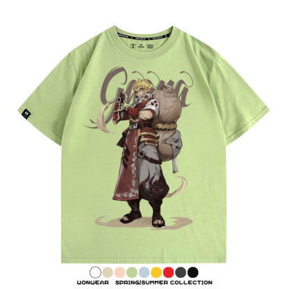 火影忍者我愛羅動漫聯名 親子情侶裝寬鬆短袖T