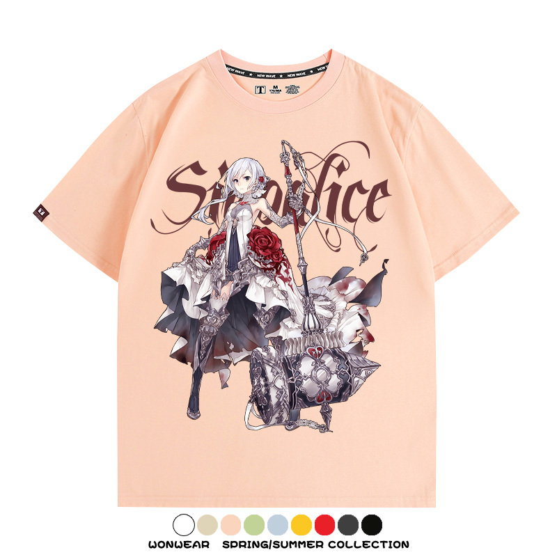 死亡愛麗絲聯名 親子情侶裝寬鬆短袖T