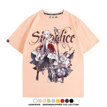 死亡愛麗絲聯名 親子情侶裝寬鬆短袖T