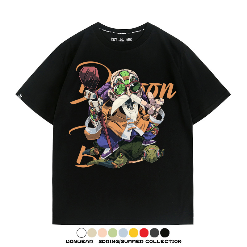 機械聯名七龍珠 親子情侶裝寬鬆短袖T