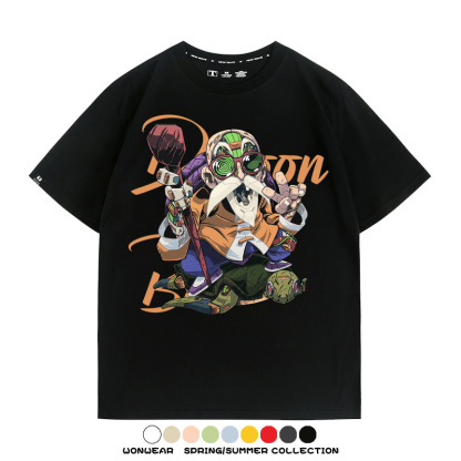 機械聯名七龍珠 親子情侶裝寬鬆短袖T