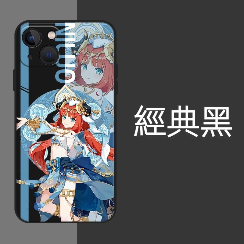 蘋果 系列原神 液態硅膠防摔軟殼