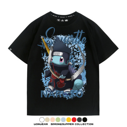 精靈寶可夢聯名火影忍者動漫周邊短袖T恤