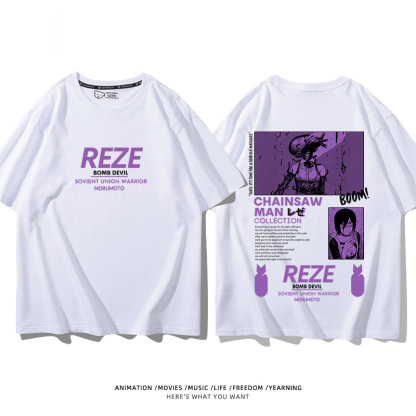鏈鋸人 2024親子情侶男女同款 T恤