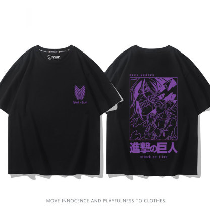 進擊的巨人 2024親子情侶男女同款 T恤