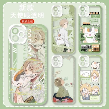 蘋果 系列夏目友人帳 天使眼透明防摔軟殼