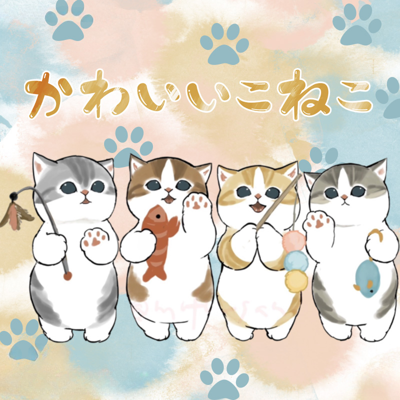 可愛貓貓鏟屎官 親子情侶裝寬鬆短袖T