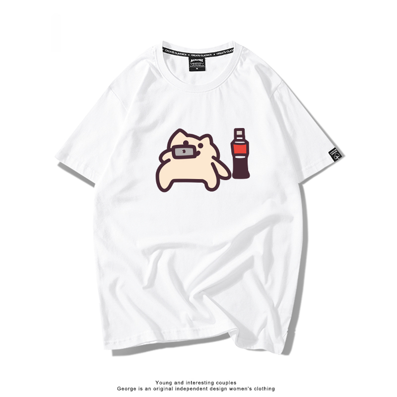 每日一貓 2024親子情侶男女同款 T恤