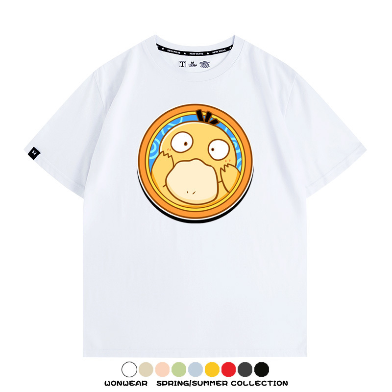 寶可夢卡通可愛頭像合集 親子情侶寬鬆短袖T