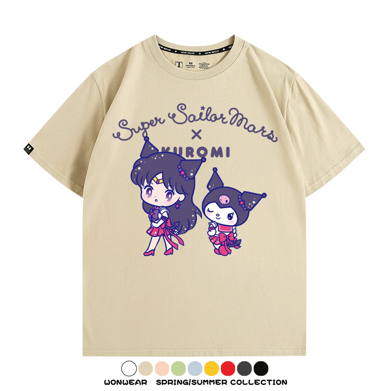 美少女戰士聯名三麗鷗周邊短袖T恤