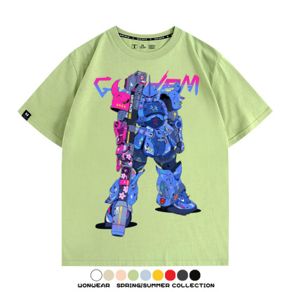 機動戰士鋼彈聯名 親子情侶裝寬鬆短袖T