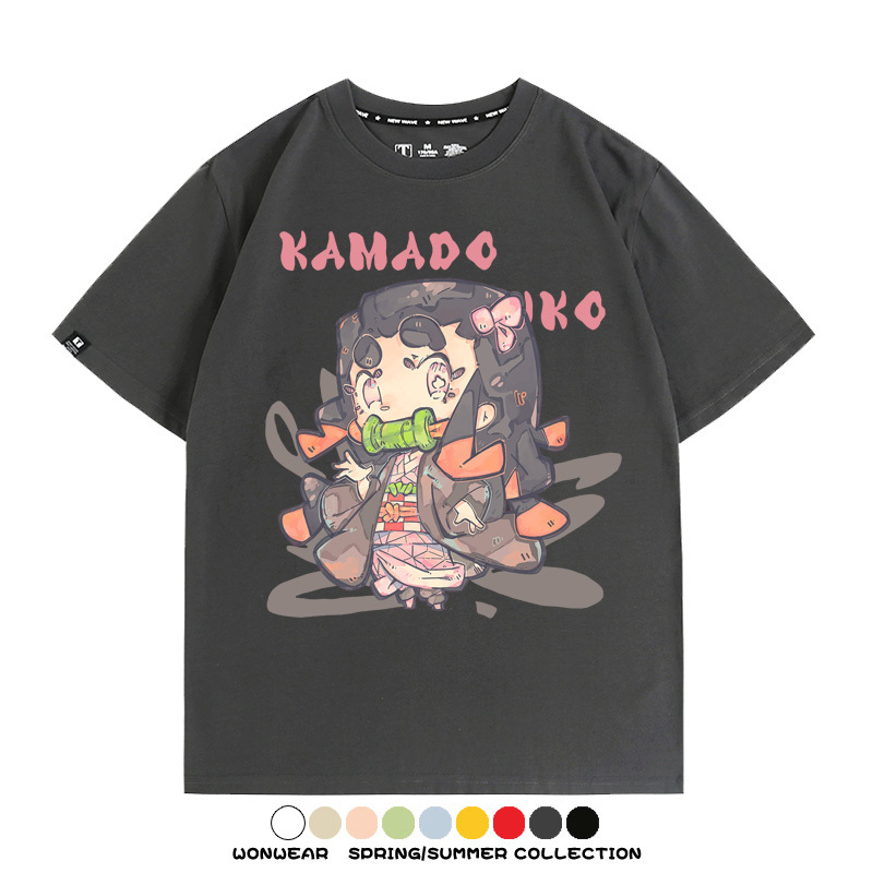 Q版鬼滅之刃動漫周邊短袖T恤