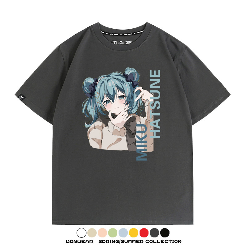 MIKU曲繪初音未來 親子情侶裝寬鬆短袖T