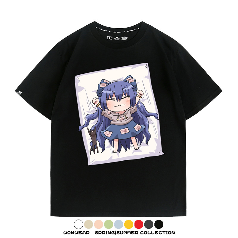 東方project憑依華 親子情侶裝寬鬆短袖T
