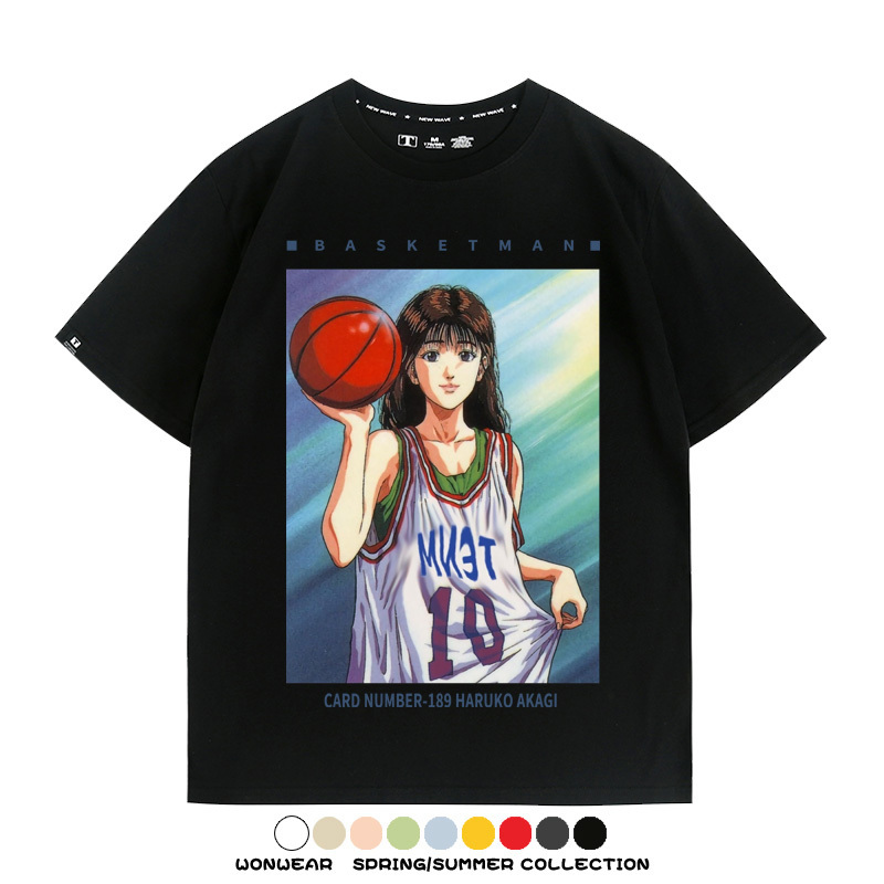 灌籃高手赤木晴子 親子情侶裝寬鬆短袖T