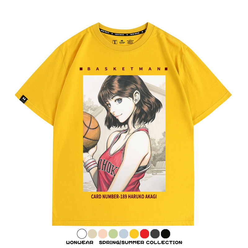 灌籃高手赤木晴子 親子情侶裝寬鬆短袖T