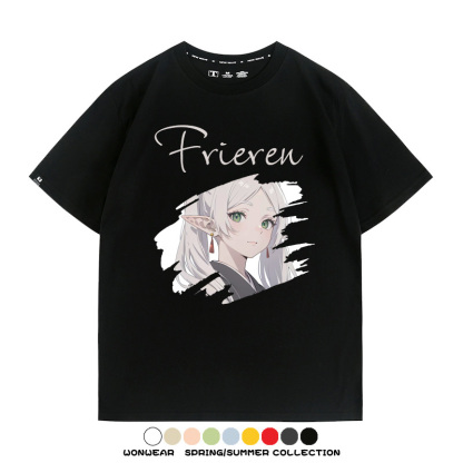 葬送的芙莉蓮Frieren 親子情侶裝寬鬆短袖T