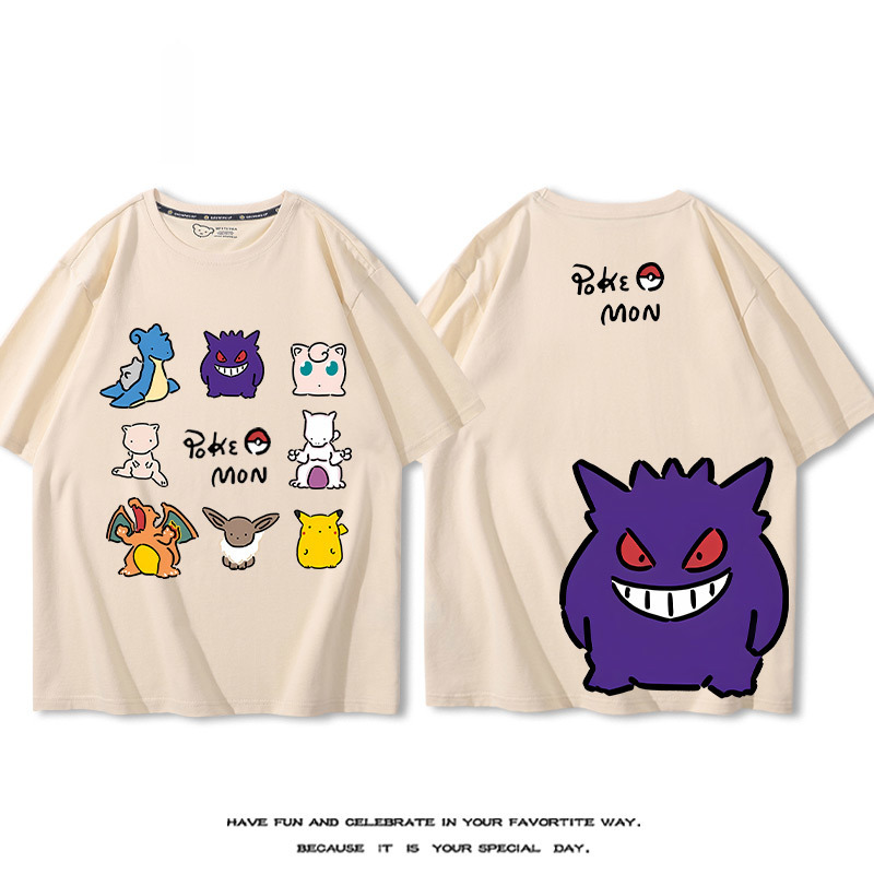 精靈寶可夢 2024親子情侶男女同款 T恤