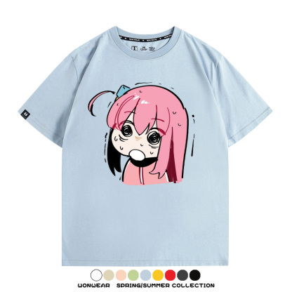 孤獨搖滾後藤一里動漫周邊短袖T恤