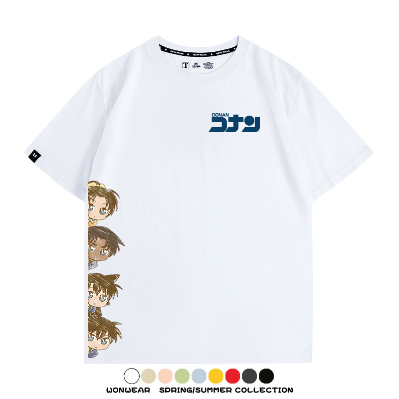名偵探柯南聯名 親子情侶寬鬆短袖T