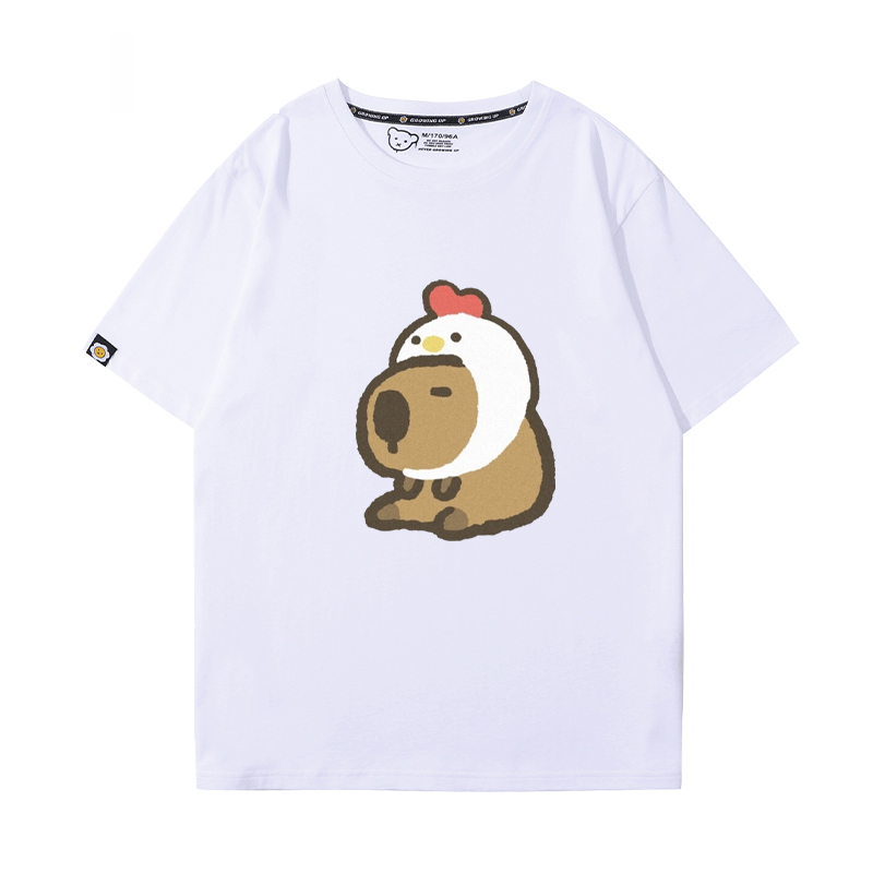 卡皮巴拉 2024親子情侶男女同款 T恤