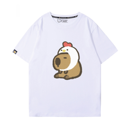 卡皮巴拉 2024親子情侶男女同款 T恤