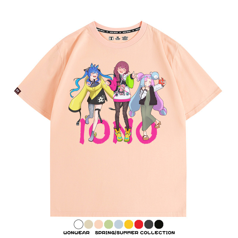 精靈寶可夢朱紫x孤獨搖滾 親子情侶寬鬆短袖T