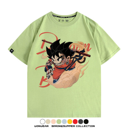 機械聯名七龍珠 親子情侶裝寬鬆短袖T