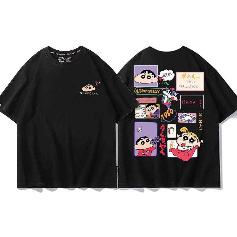 蠟筆小新 2024親子情侶男女同款 T恤