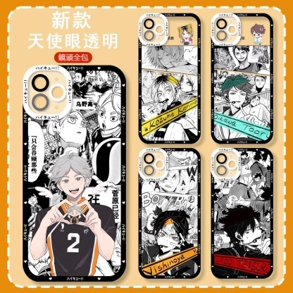 蘋果 系列排球少年 天使眼透明防摔軟殼