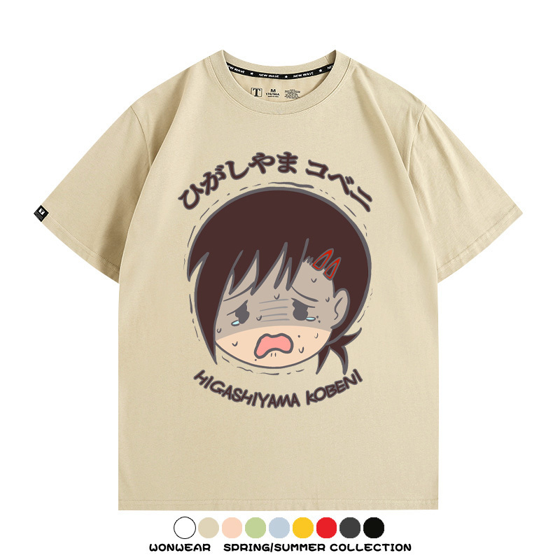 鏈鋸人東山小紅動漫周邊短袖T恤