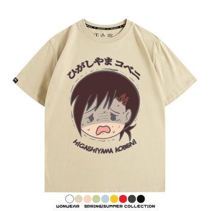 鏈鋸人東山小紅動漫周邊短袖T恤