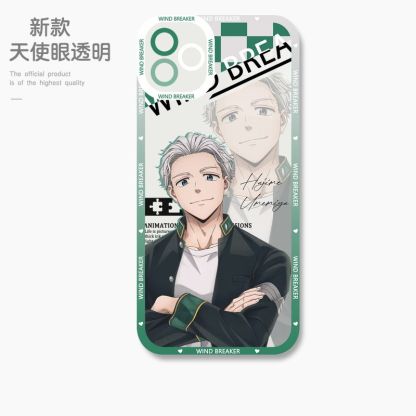 蘋果 系列防風少年天使眼透明防摔軟殼