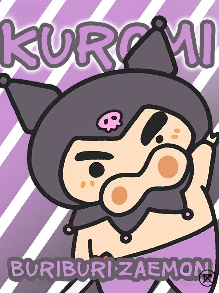 三麗鷗x蠟筆小新肥嘟嘟左衛門 親子情侶寬鬆短袖T